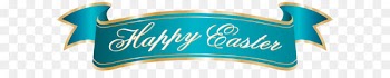 Easter Bunny Clip art - Happy Easter Banner PNG Clip Art Image 