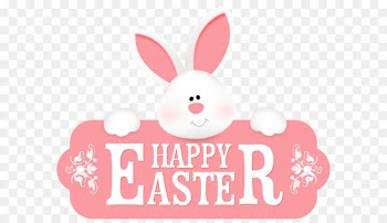 Easter Bunny Clip art - Happy Easter with Bunny PNG Clipart Image 