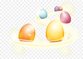 Easter Bunny Colorful Eggs Easter egg - Vector Eggs 