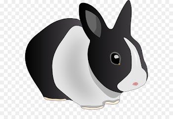 Easter Bunny Domestic rabbit Clip art - rabbit eat carrot 