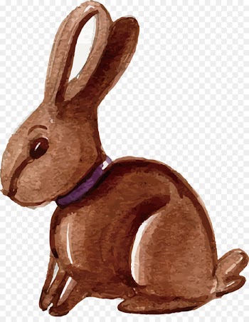 Easter Bunny Domestic rabbit Watercolor painting - Watercolor Bunny Design 