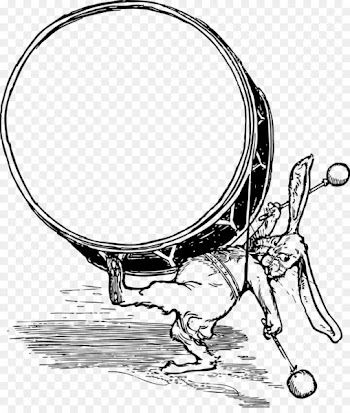 Easter Bunny Drum Rabbit Clip art - Vector drums 