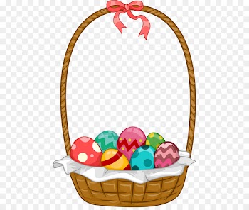 Easter Bunny Easter basket Clip art - Colorful candy 
