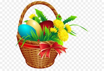 Easter Bunny Easter basket Clip art - Easter Basket PNG Clip Art Image 
