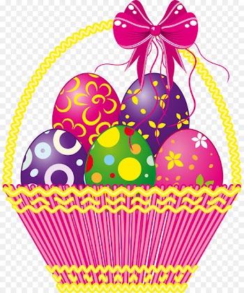 Easter Bunny Easter basket Clip art - easter eggs 