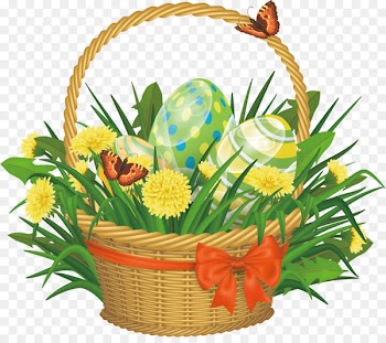 Easter Bunny Easter basket Easter egg Holiday - cartoon basket 