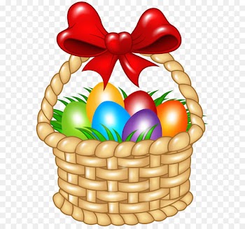 Easter Bunny Easter basket Red Easter egg Clip art - Easter Basket Transparent PNG Clip Art Image 