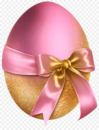 Easter Bunny, Easter, Easter Egg, Pink, Ribbon PNG