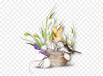 Easter Bunny Easter egg Clip art - Basket egg decorative pattern 