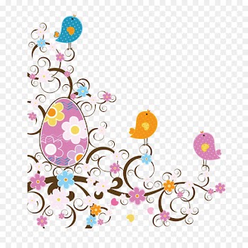 Easter Bunny Easter egg Clip art - Cute Pink Child Magazine Cover 
