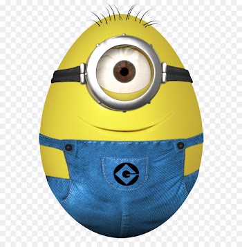 Easter Bunny Easter egg Clip art - Easter Egg Minion Transparent PNG Clip Art Image 