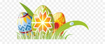 Easter Bunny Easter egg Clip art - Easter Eggs with Grass Decoration PNG Clipart 