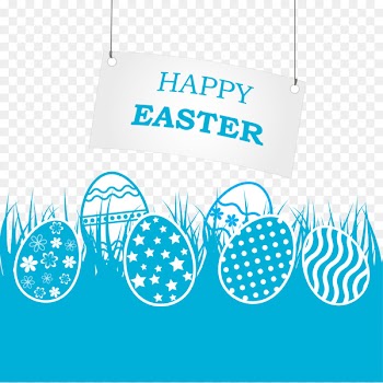 Easter Bunny Easter egg Clip art - Happy Easter vector pattern 