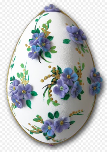 Easter Bunny Easter egg Clip art - Orchid eggs 