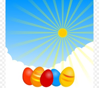 Easter Bunny Easter egg Clip art - Sun And Clouds Pictures 