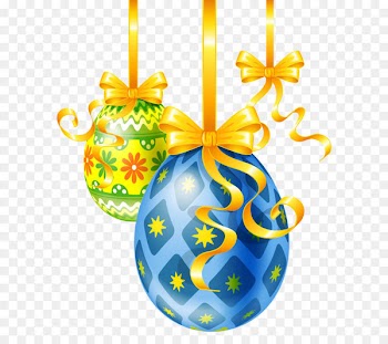 Easter Bunny Easter egg Clip art - Transparent Easter Hanging Eggs PNG Clipart Picture 