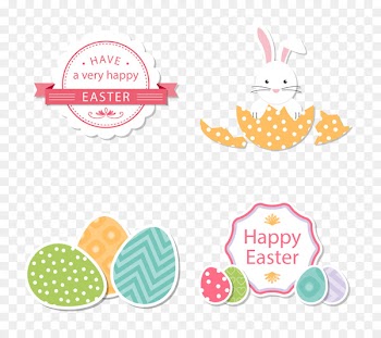 Easter Bunny Easter egg Clip art - Vector Easter 