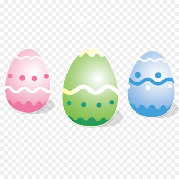 Easter Bunny Easter egg Clip art - Vector small colored eggs 