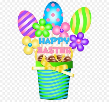 Easter Bunny Easter egg Easter basket Clip art - Easter Bucket Decoration PNG Clipart Picture 