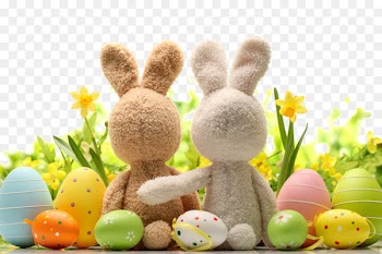 Easter Bunny Easter egg Holiday Wallpaper - Exquisite Easter ad elements 