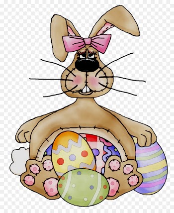 Easter Bunny Easter egg Illustration Clip art -  