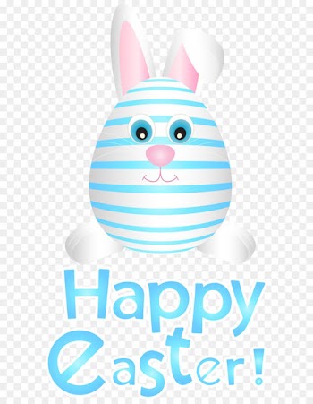 Easter Bunny Easter egg Paper Clip art - Easter Bunny Egg Blue Transparent PNG Clip Art 