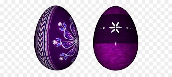 Easter Bunny Easter egg Purple Clip art - Easter Purple Eggs PNG Clipart 