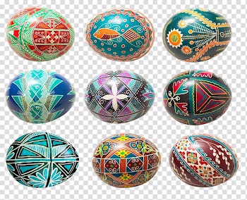 Easter Bunny Easter egg Pysanka, easter banner transparent background PNG clipart