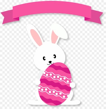 Easter Bunny Easter egg Rabbit - Easter bunny with ribbon 