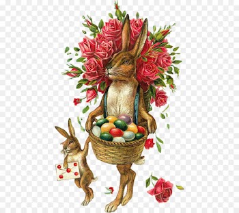 Easter Bunny Easter postcard Easter egg Bokmärke - BOTIQUE 