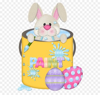 Easter Bunny Egg hunt Rabbit Easter egg - Easter Bunny in Cup Transparent PNG Clipart 