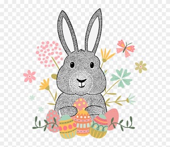 Easter Bunny Euclidean Vector Hipster Clip Art - Fancy Huli Bunny With Glasses By Ivy Framed Art