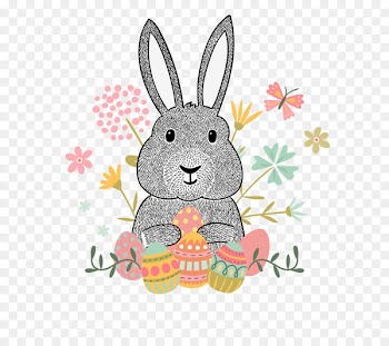 Easter Bunny Euclidean vector Hipster Clip art - Vector cute bunny 