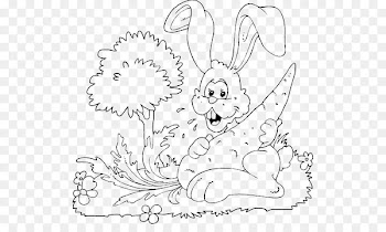 Easter Bunny European rabbit Coloring book Puppy - rabbit 