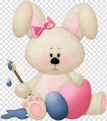 Easter Bunny European rabbit Drawing, watercolor bunny transparent background PNG clipart