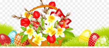 Easter Bunny Flower Easter egg Clip art - Easter Egg Design 