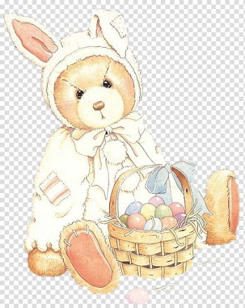 Easter Bunny Food Gift Baskets, Easter transparent background PNG clipart