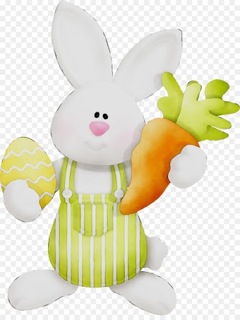 Easter Bunny Food Stuffed Animals & Cuddly Toys Figurine -  