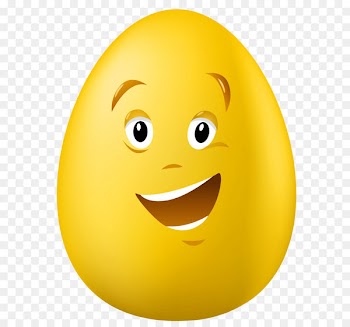 Easter Bunny Fried egg Clip art - Transparent Easter Talking Yellow Egg PNG Clipart Picture 