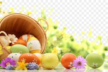 Easter Bunny Happiness High-definition television Wallpaper - Exquisite Easter ad elements 
