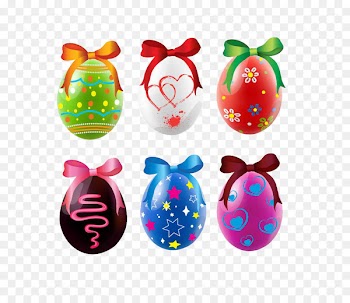 Easter Bunny Happy Easter Eggs Happiness - Bow eggs 