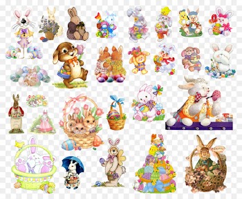 Easter Bunny Hare Clip art - rabbit 