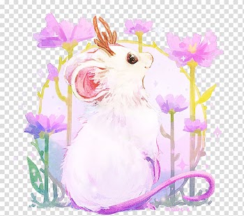 Easter Bunny Hare Flower Rabbit Floral design, watercolor rabbit transparent background PNG clipart