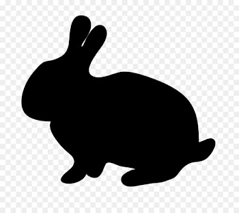 Easter Bunny Hare Rabbit Silhouette Clip art - Bunny Silhouette 