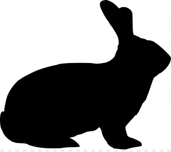 Easter Bunny Hare Rabbit Silhouette Clip art - Rabbit Silhouette Cliparts 