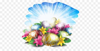 Easter Bunny High-definition television Easter egg Wallpaper - Eggs and sky 