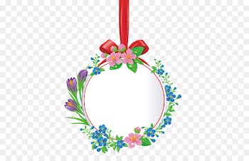 Easter Bunny Illustration - Lace tag 