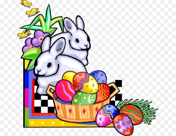Easter Bunny Lent - Easter Clip Art Egg hunt - easter 