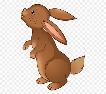 Easter Bunny Leporids European rabbit Clip art - Greedy rabbit 