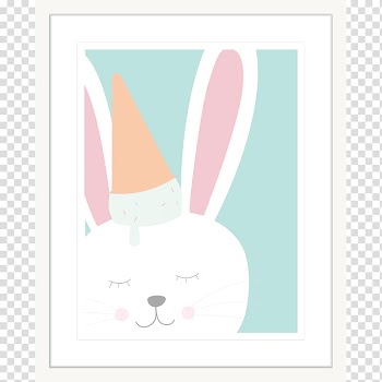 Easter Bunny Paper , watercolor rabbit transparent background PNG clipart